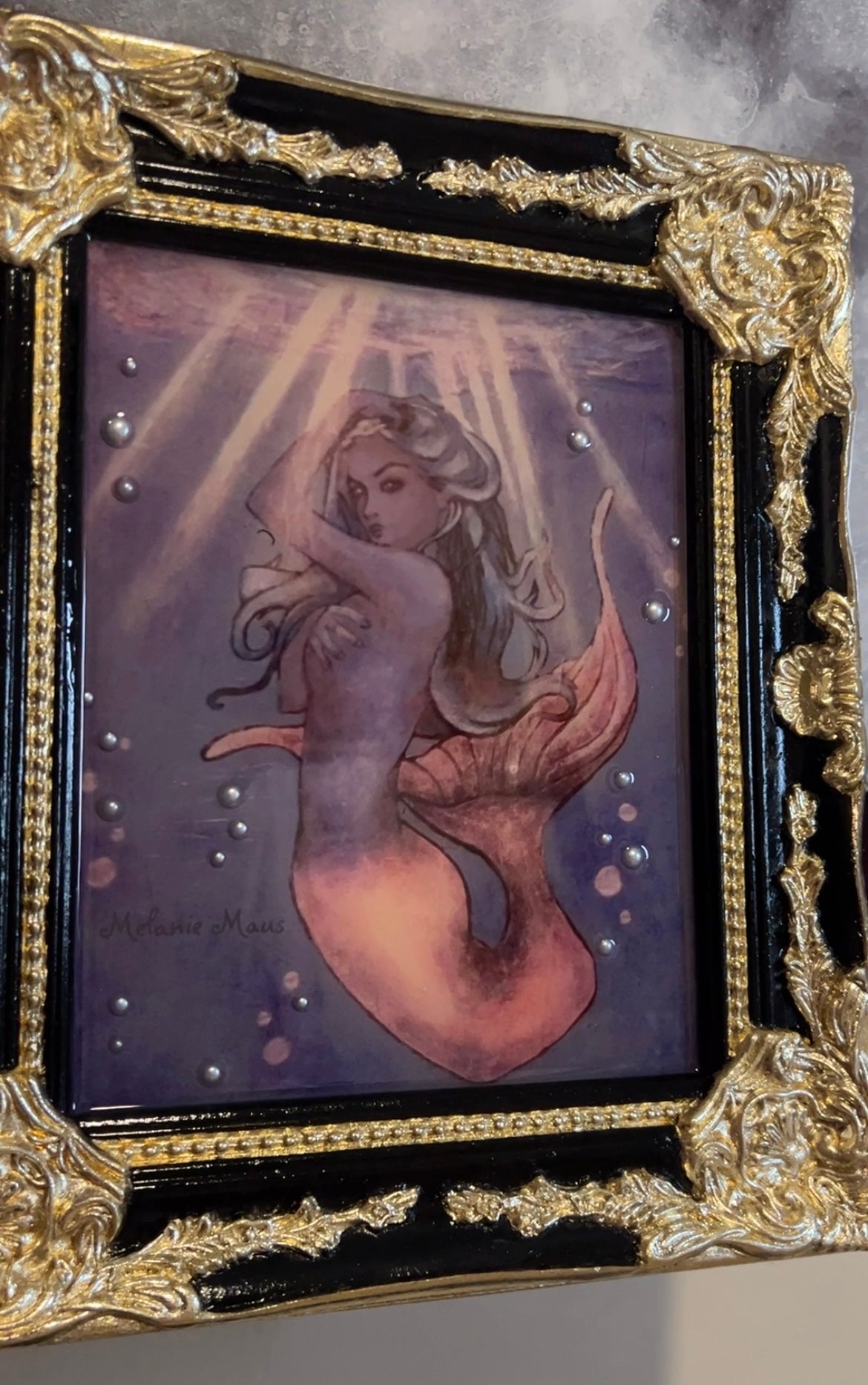 Dark Siren framed artwork