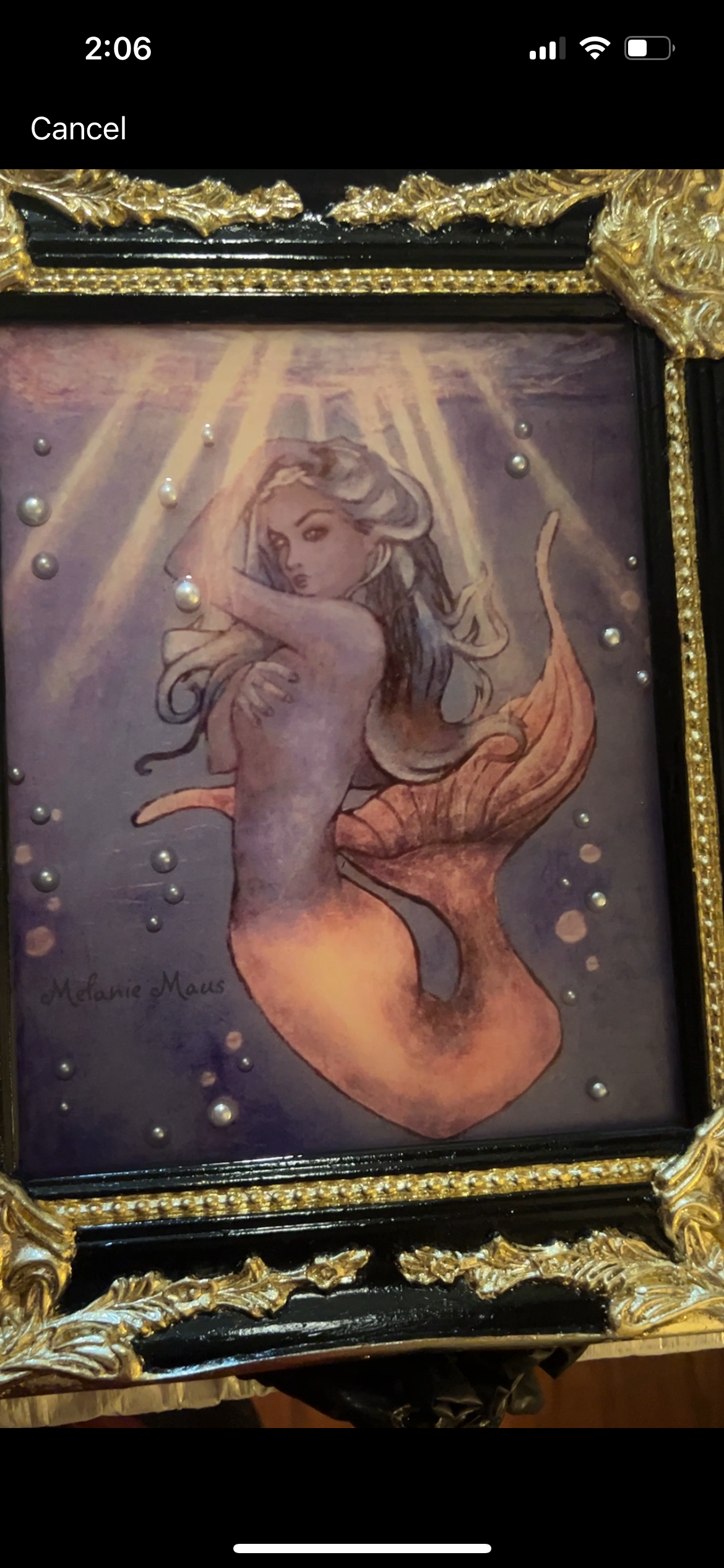 Dark Siren framed artwork