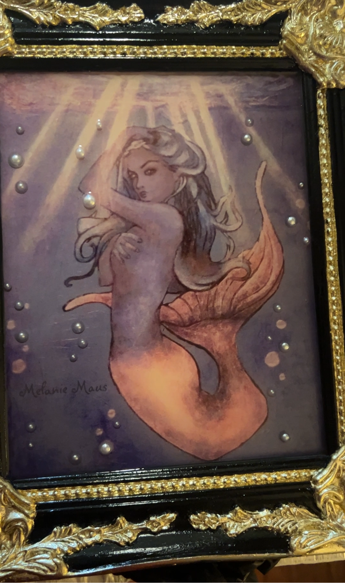 Dark Siren framed artwork