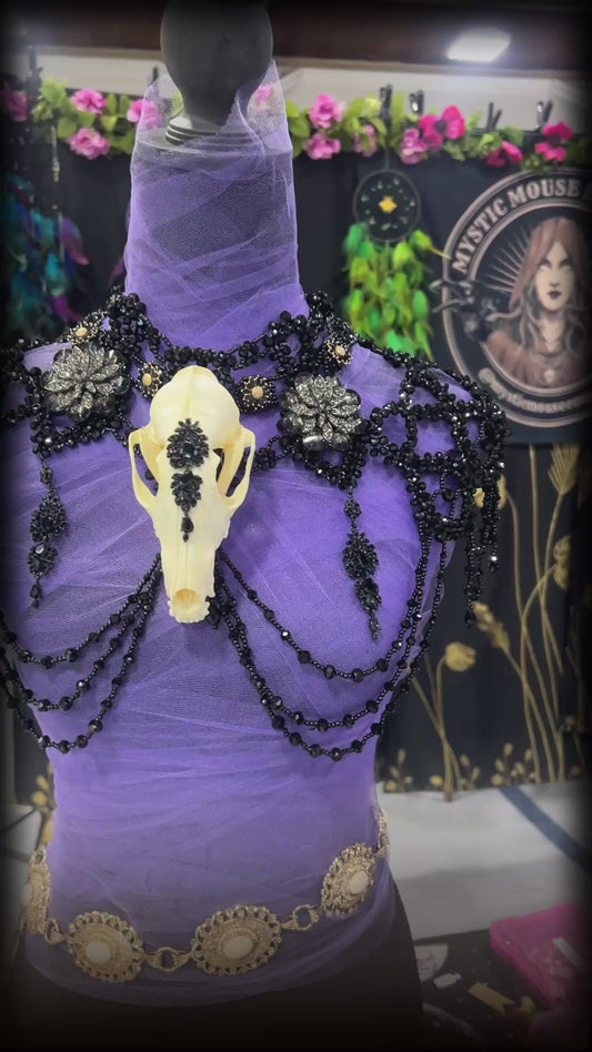 Hand-beaded Shoulder Pieces
