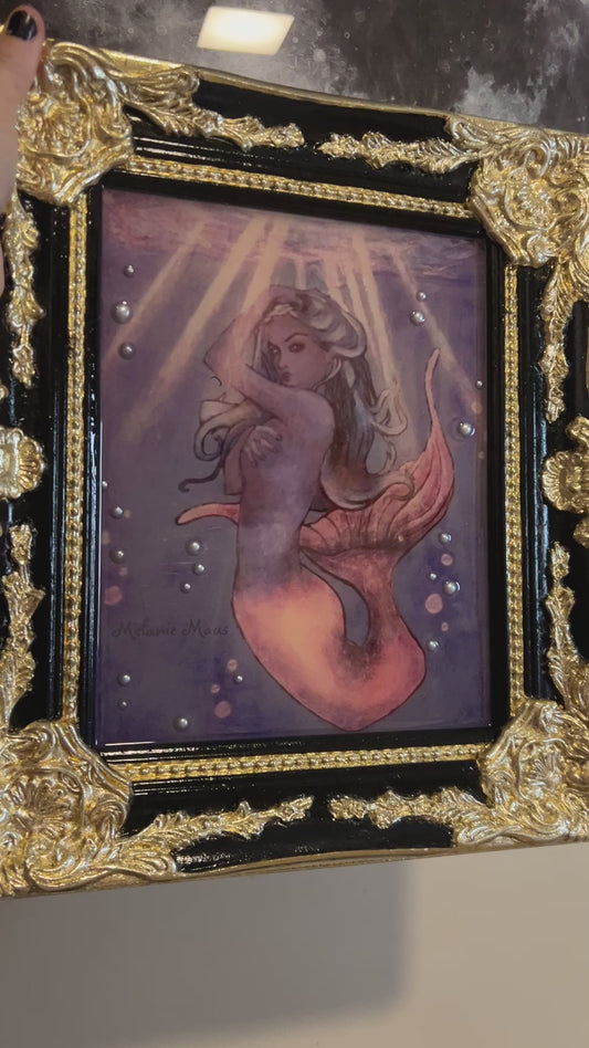 Dark Siren framed artwork